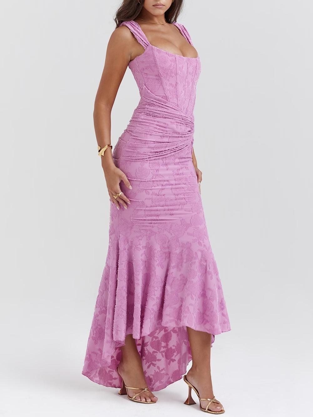 ROWAN - SKY BLOOM FLOWY MAXI DRESS