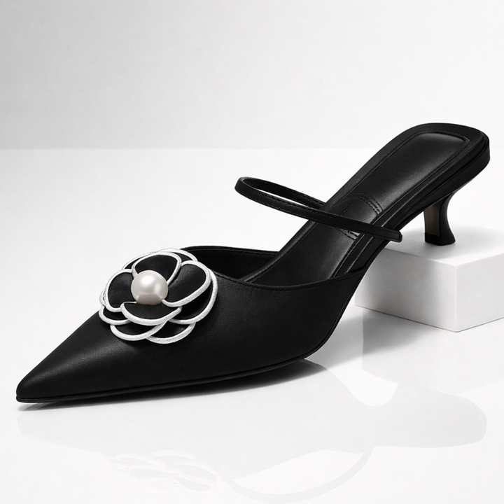 Vivienne Floral Kitten Heels