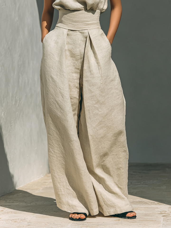 Alessia™ – Linen Two-Piece Set