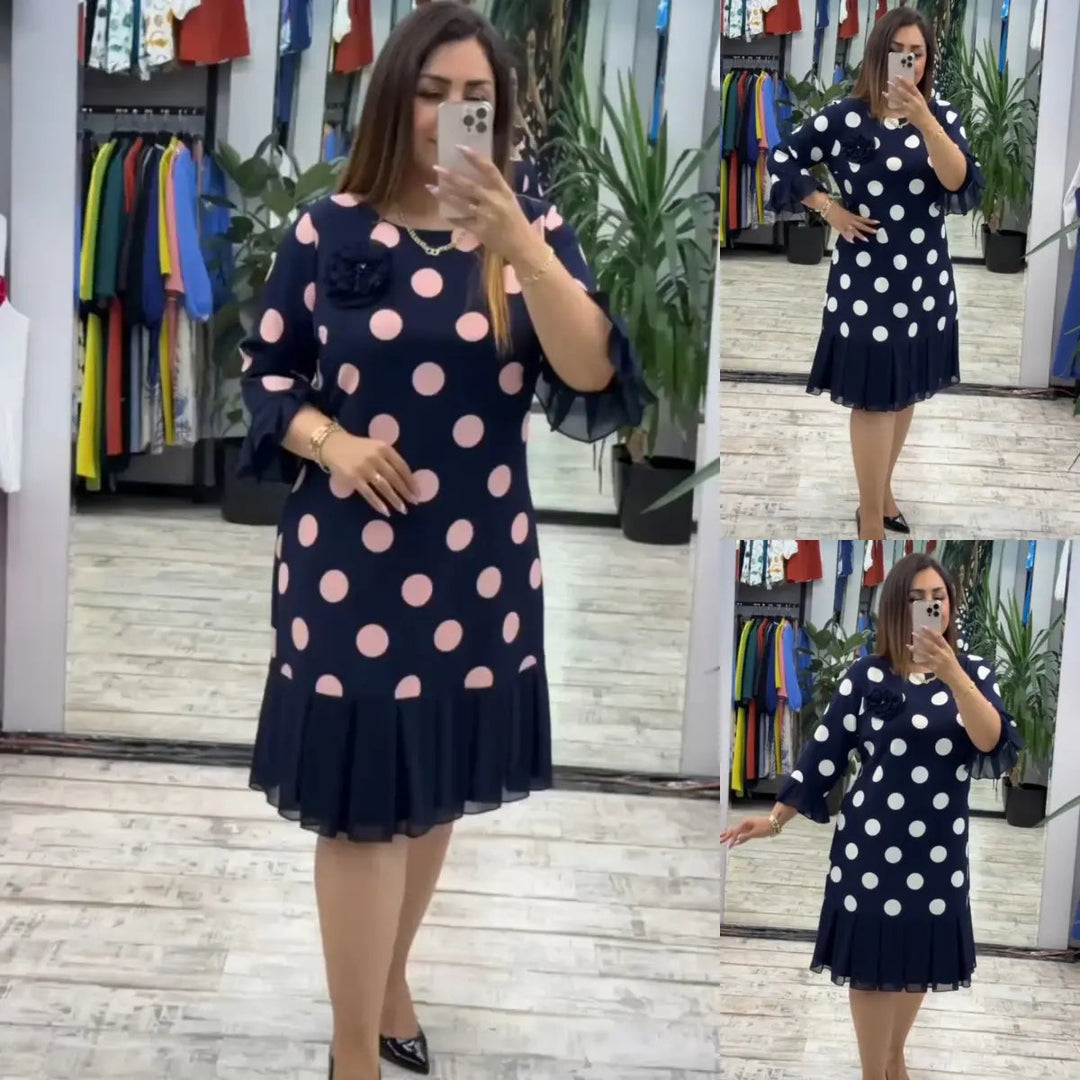 RIO - LUNARES PLEATED DRESS