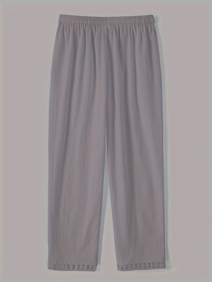Wren | Relaxed Contrast Trim Cropped Pants