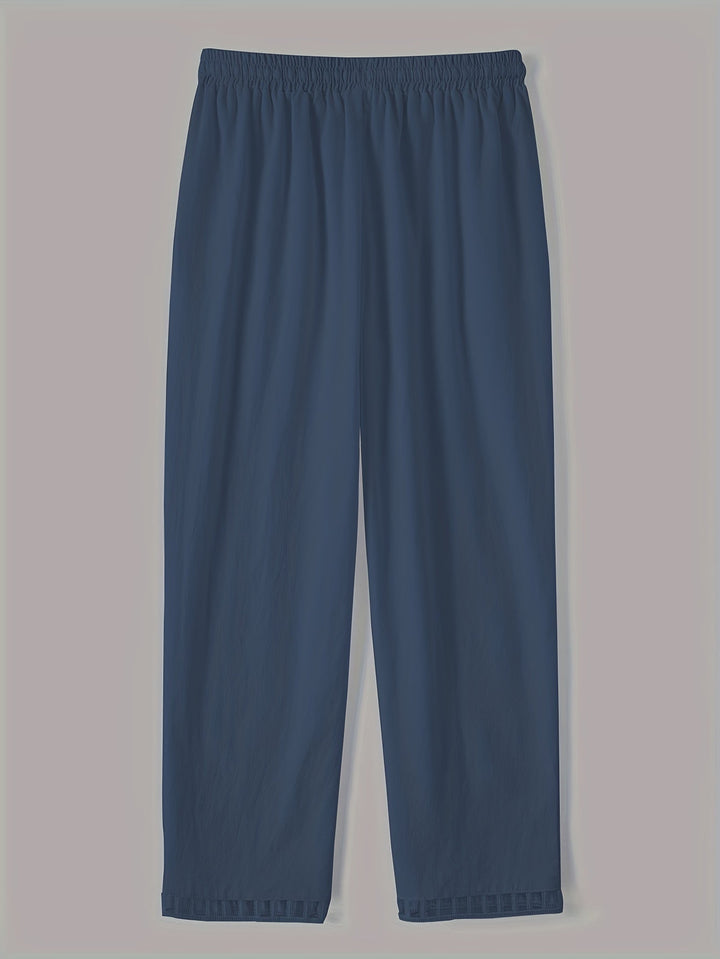 Wren | Relaxed Contrast Trim Cropped Pants