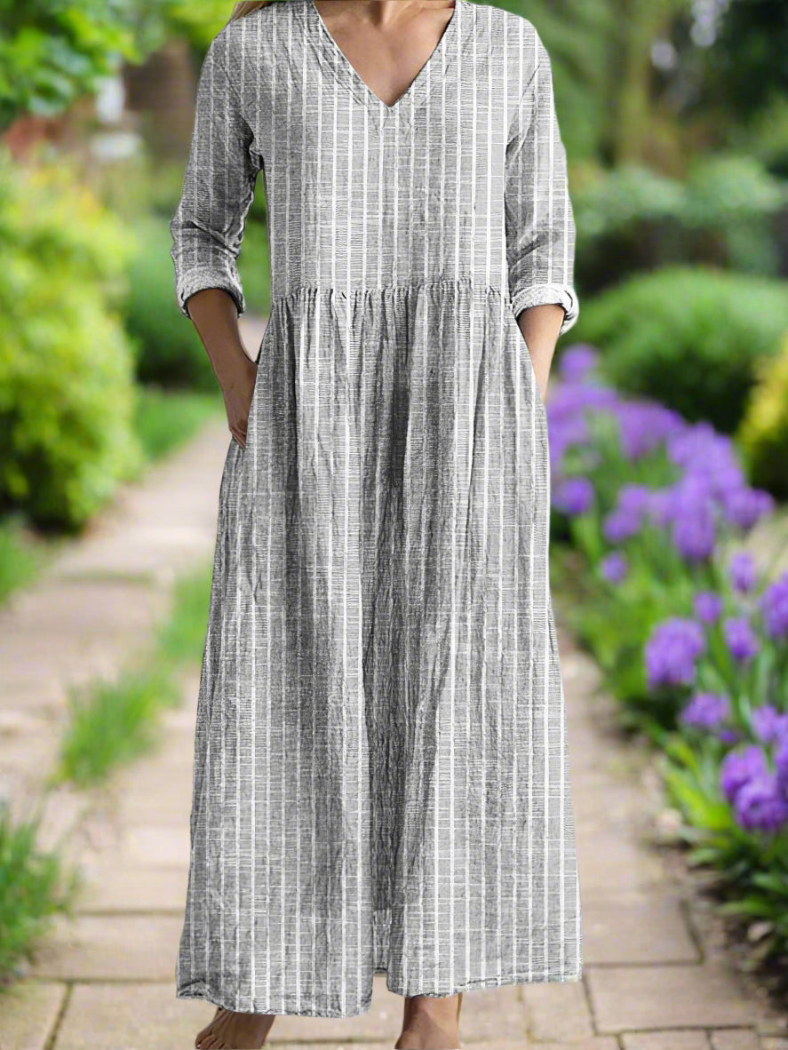 DHAYEN - WEEKEND STRIPE DRESS