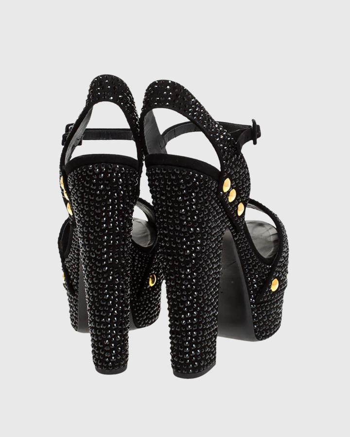 Armida Rhinestone Studded Embellished  Sandals