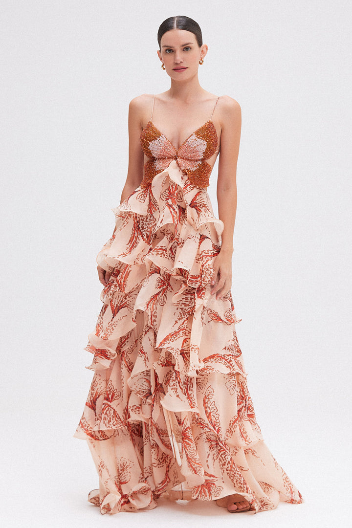 ALORA – BUTTERFLY TRAIL STYLE DRESS