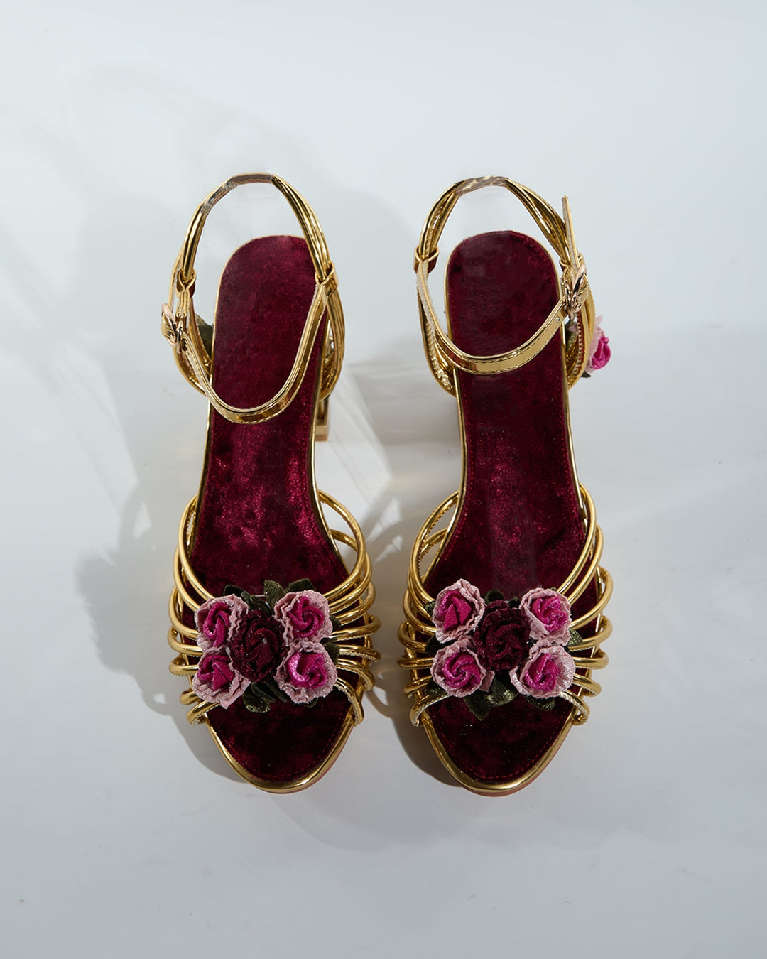 Ea Rose Cage Heels