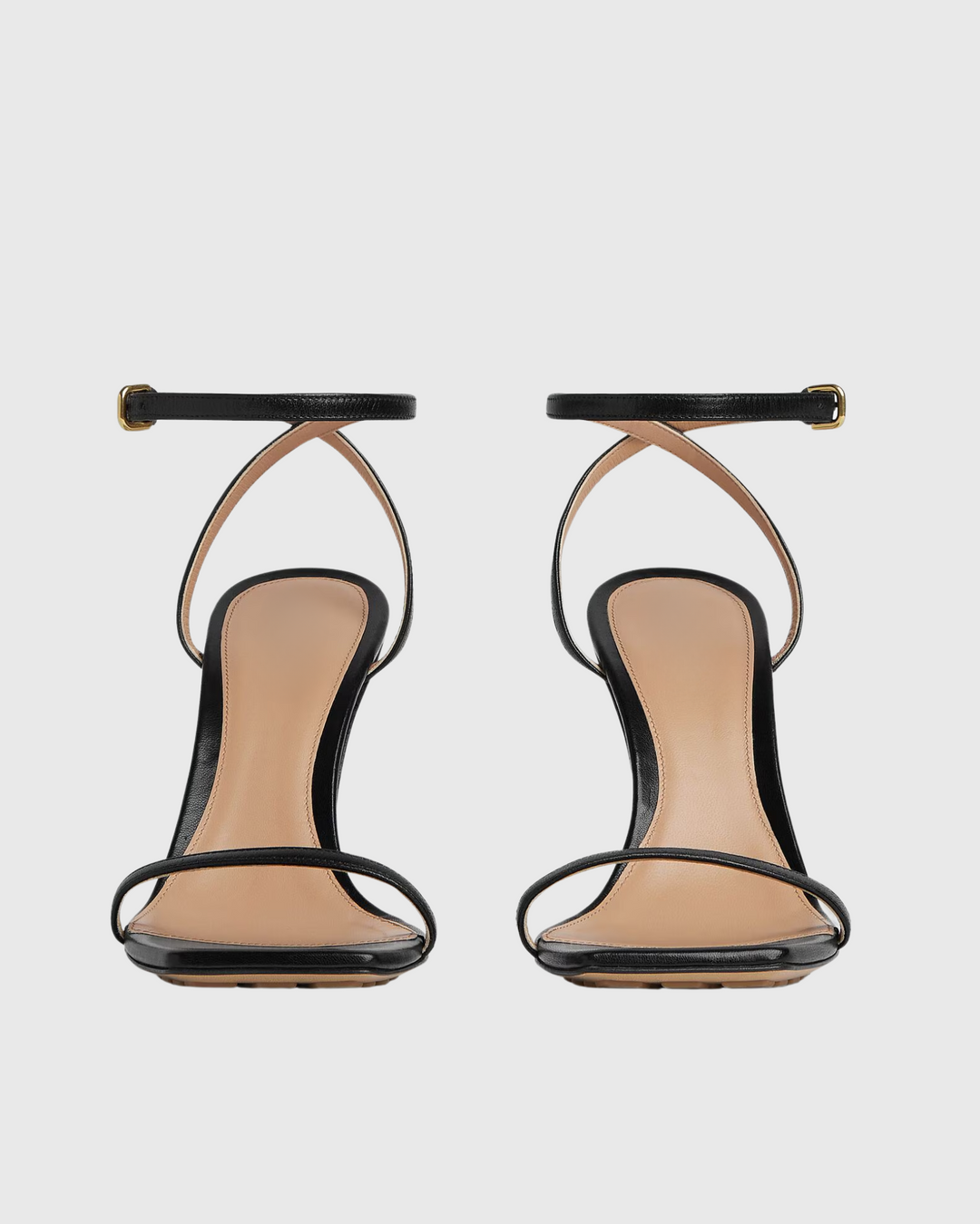 Fiamma Metal Knot Sandals In Black