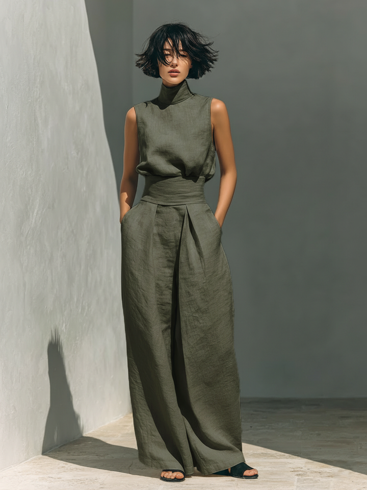 Alessia™ – Linen Two-Piece Set