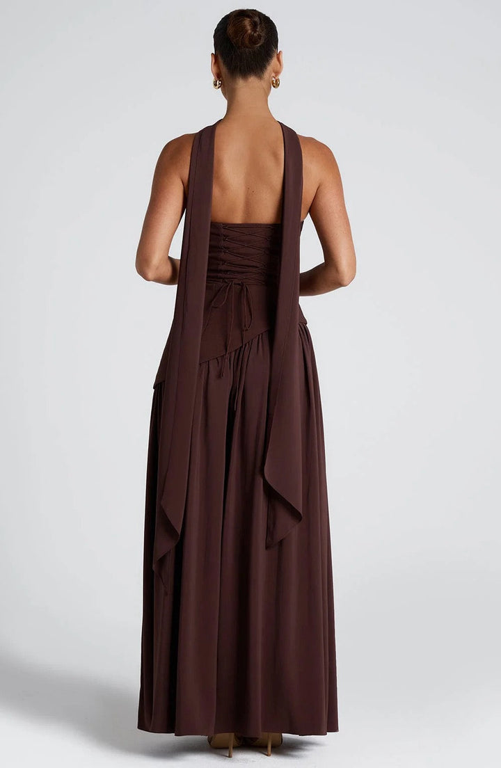 SUNSET ELEGANCE GOLDEN HOUR DRESS