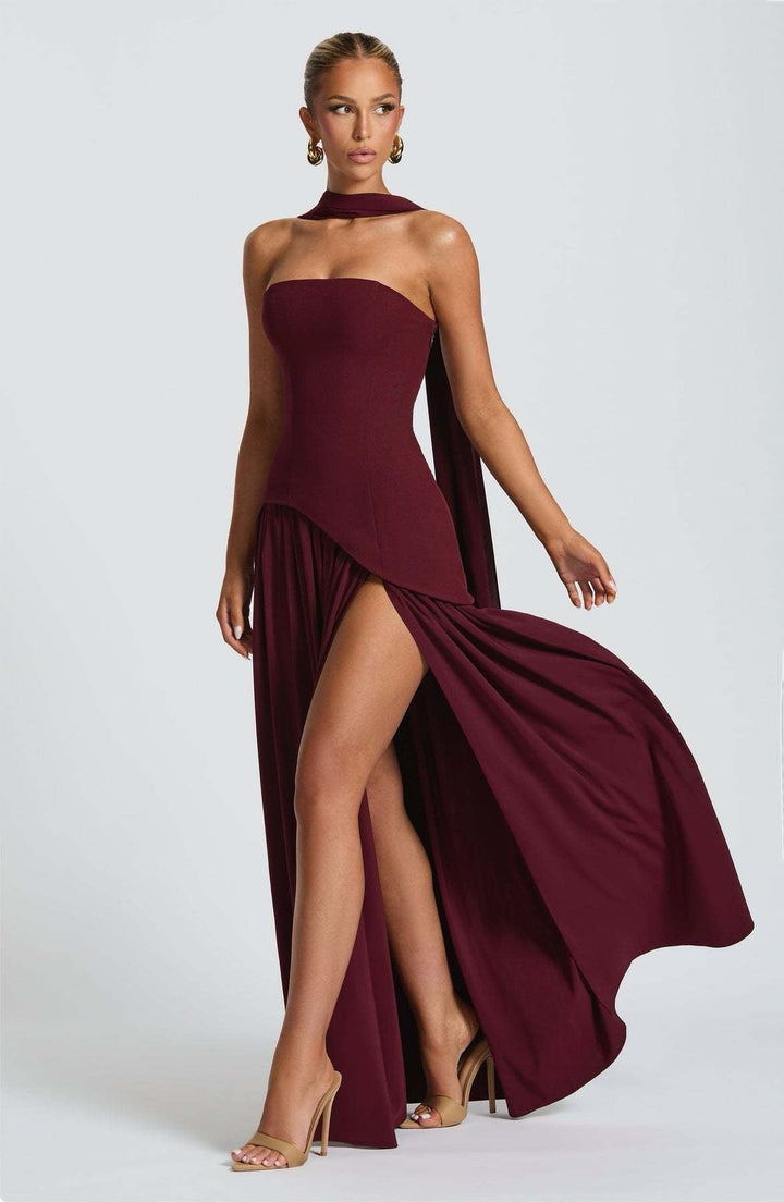 SUNSET ELEGANCE GOLDEN HOUR DRESS
