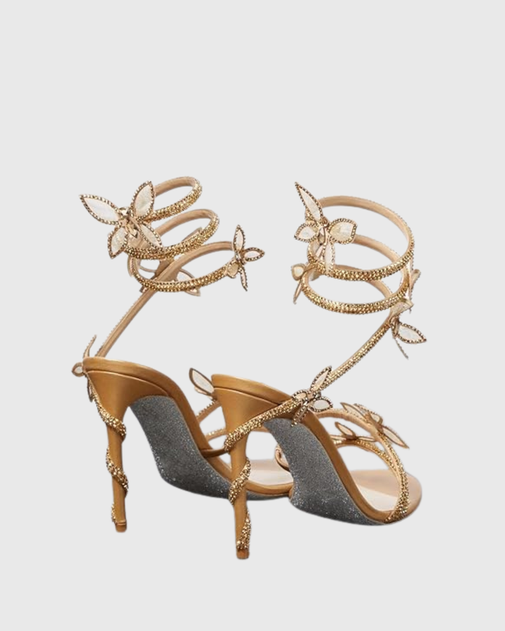 Marika Butterfly Sandals In Gold