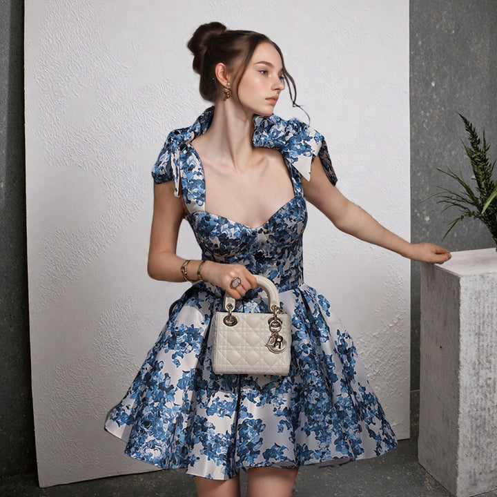 RHODORA - BOTANICAL BEAUTY BOW DRESS