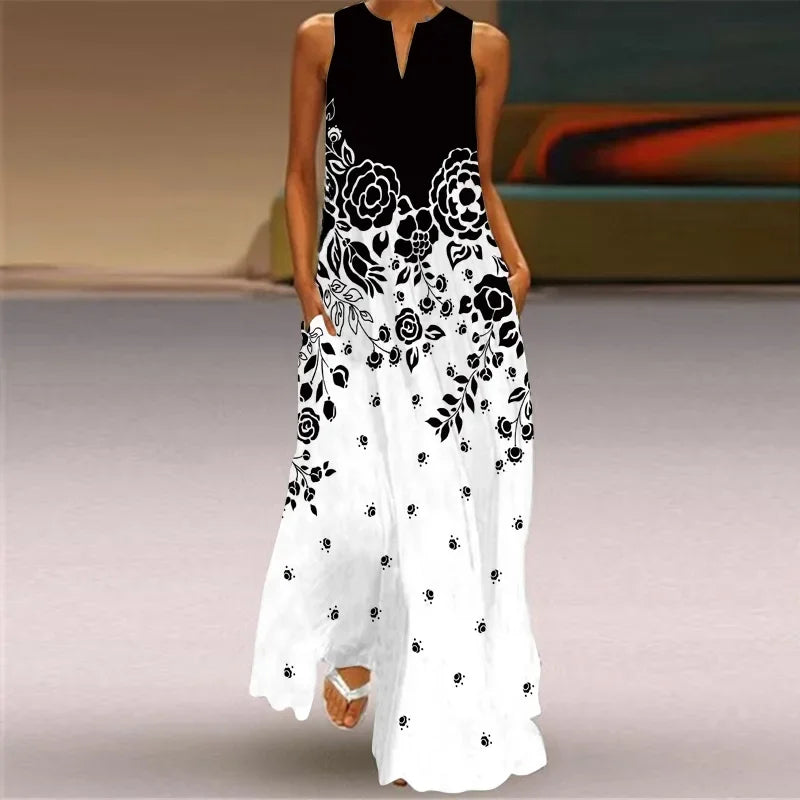 TEZZA - WILDFLOWER FLUTTER DRESS