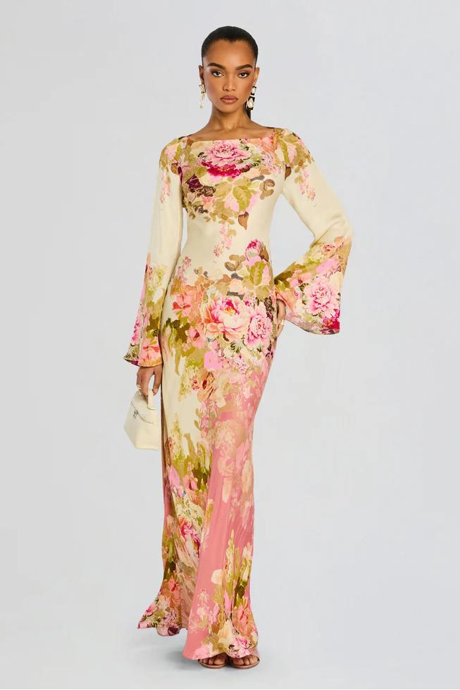 KORINA - ELEGANT ESCAPE FLORAL DRESS