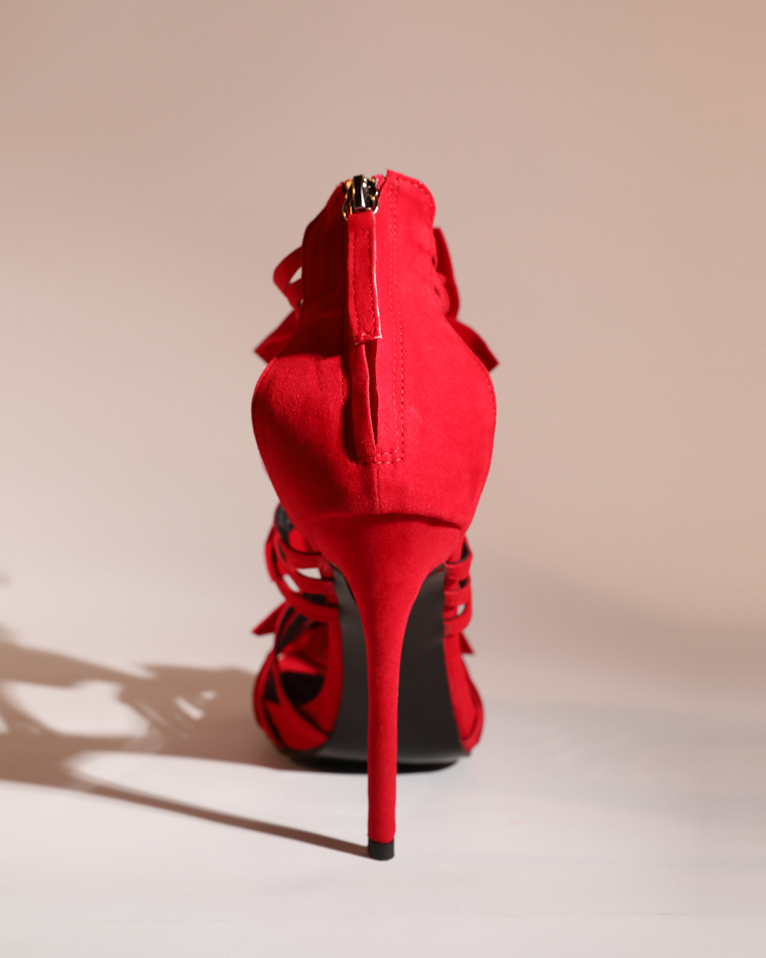 Seana 3D Flowers Sandals In Red