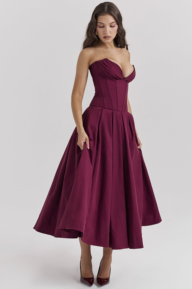 BETHY - CLASSIC BLACK PARTY DRESS
