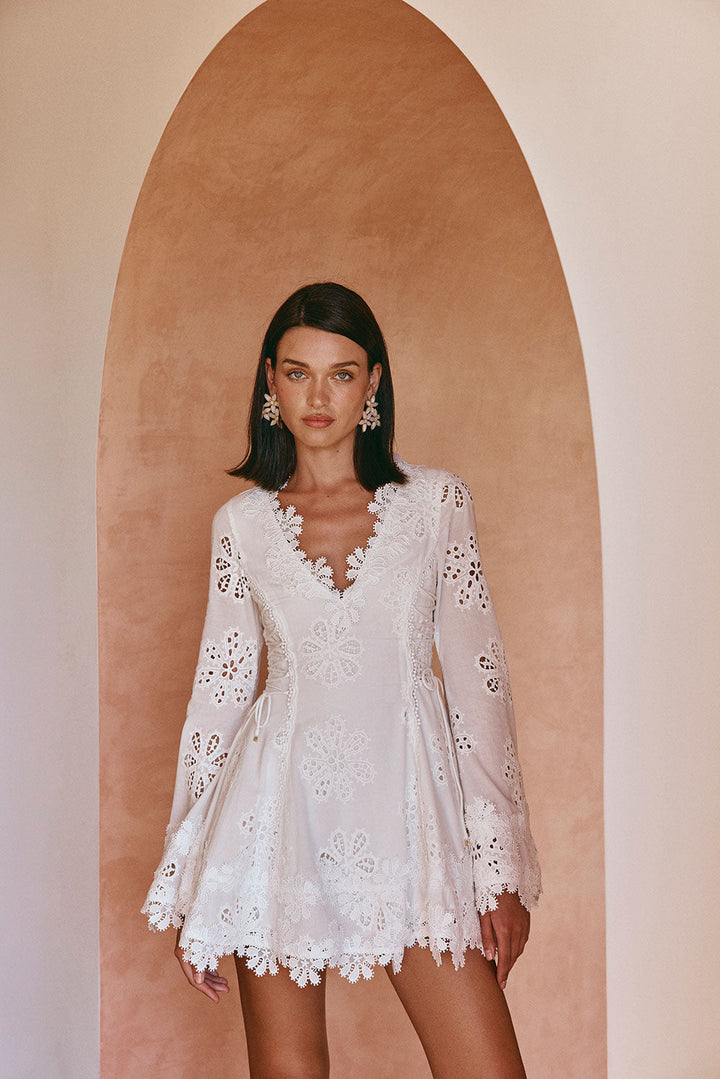 HADLEIGH - DREAMY COTTON EMBROIDERED DRESS