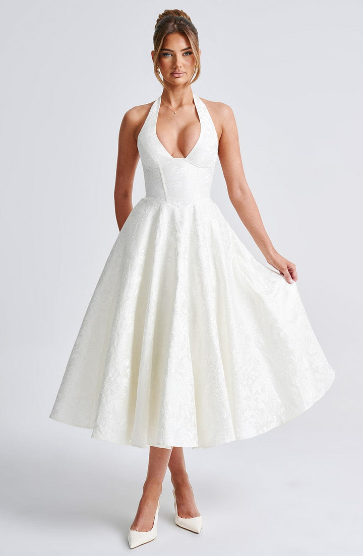 ALMIRA - SWEETHEART VINTAGE MIDI DRESS