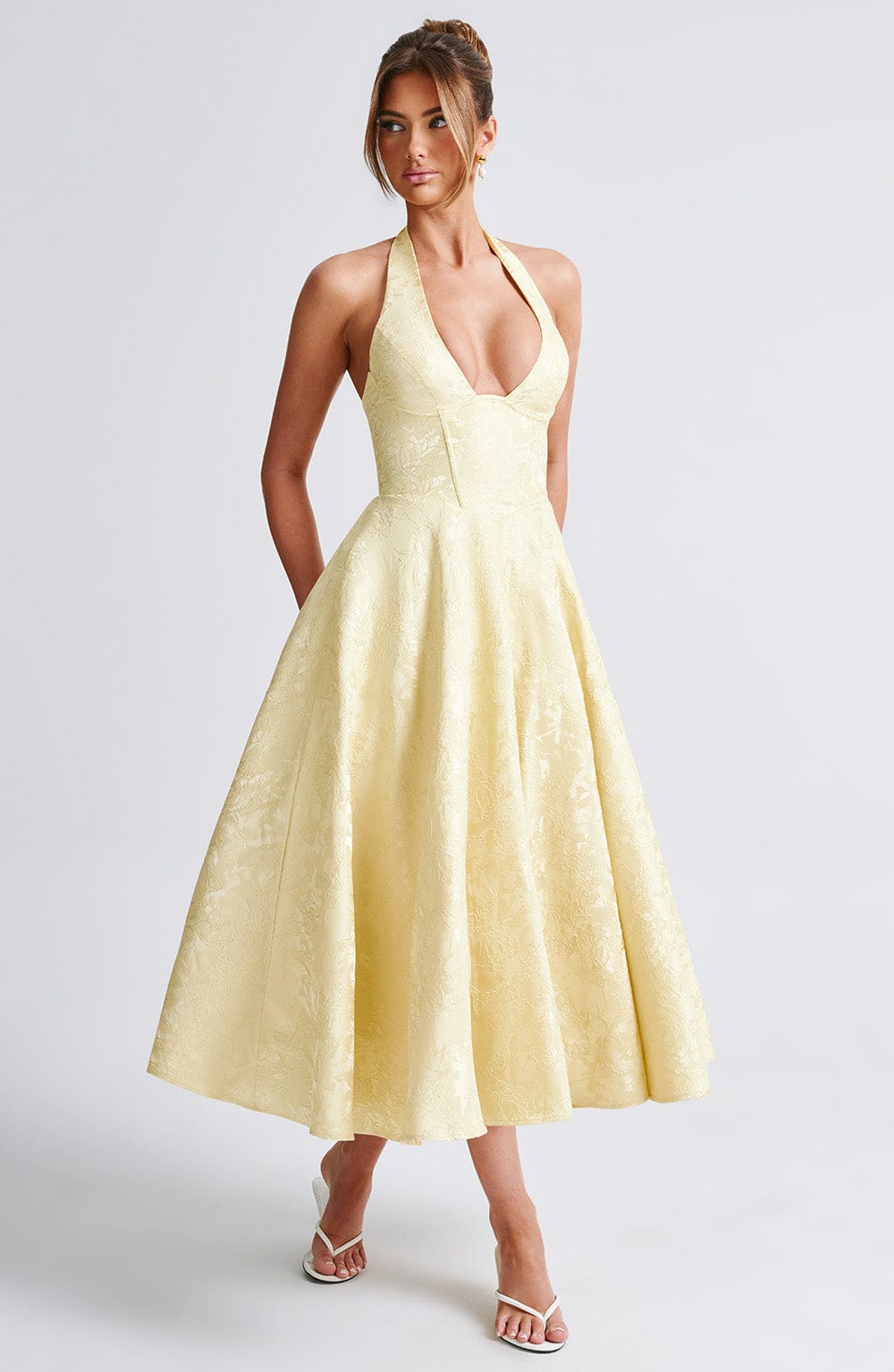 ALMIRA - SWEETHEART VINTAGE MIDI DRESS