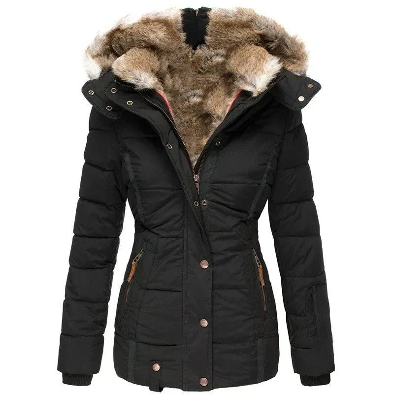 GRACE | COMFORTABLE WARM WINTER FUR JACKET