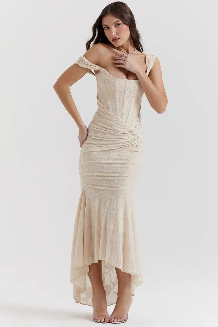 WANWAN - BLOSSOM PRINT MAXI GOWN