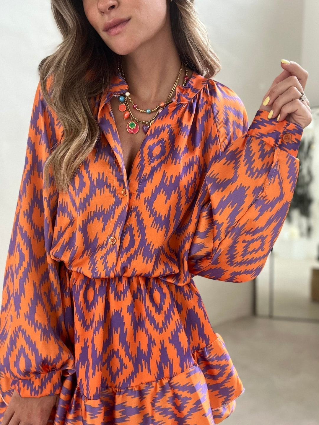 ARLETTE - PRINTED CHIC SUMMER DRESS
