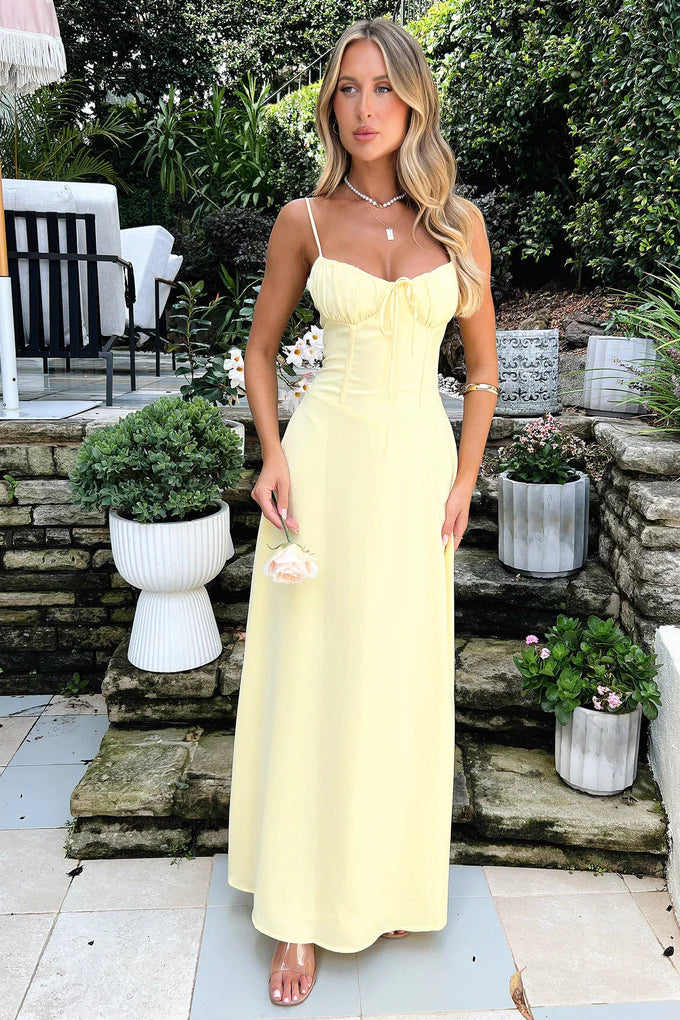 DEVIAN - EFFORTLESS ELEGANT MAXI DRESS