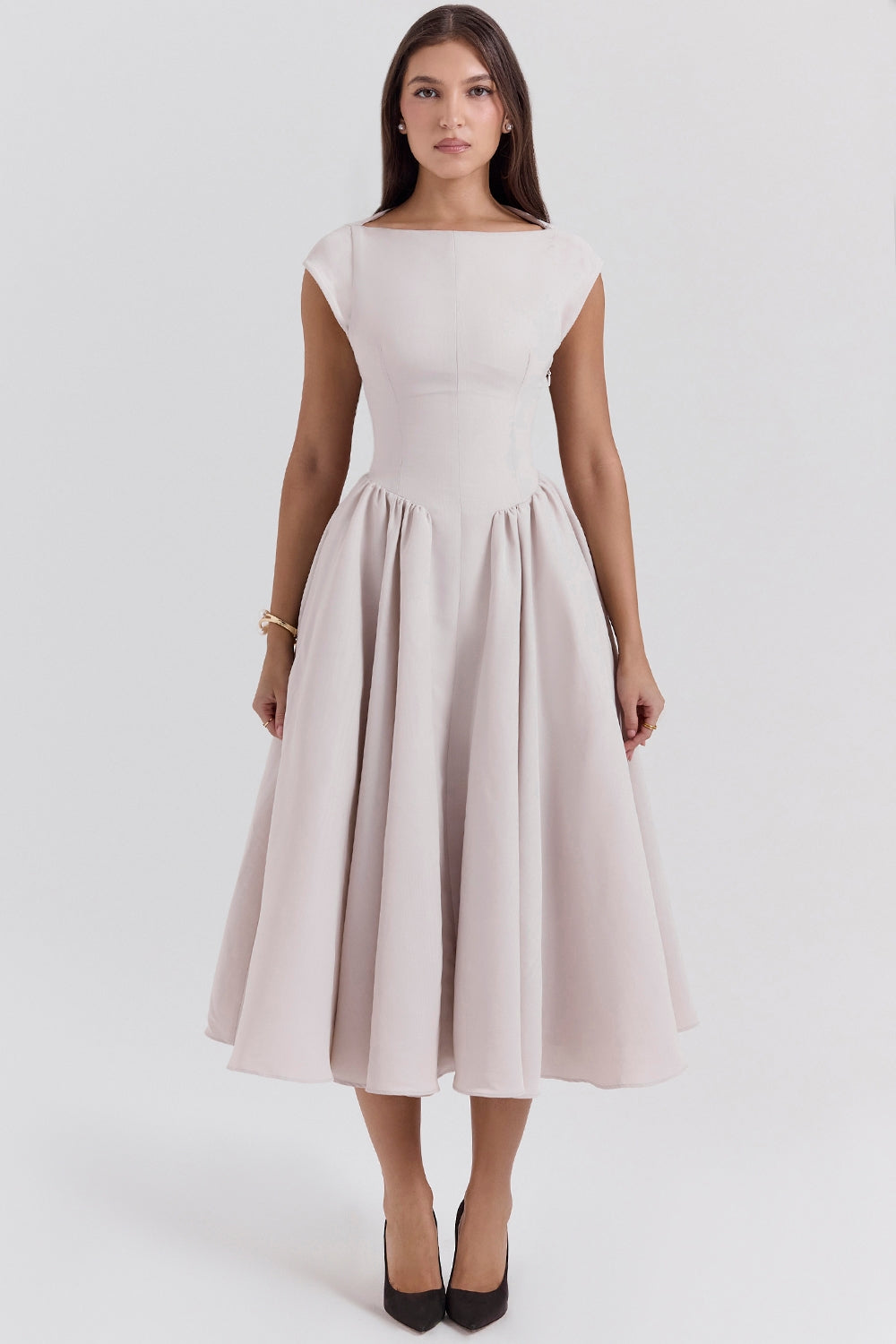 FRANCHESCA - GLAM BACKLESS DESIGN DRESS