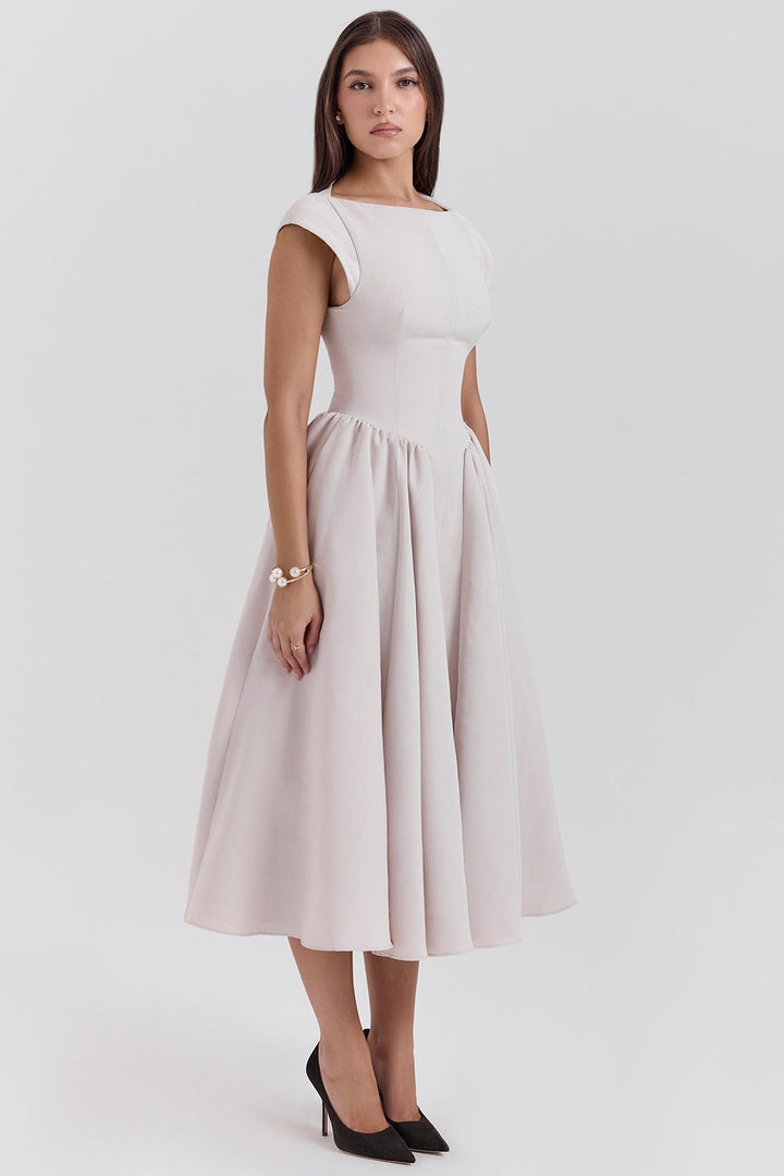 FRANCHESCA - GLAM BACKLESS DESIGN DRESS