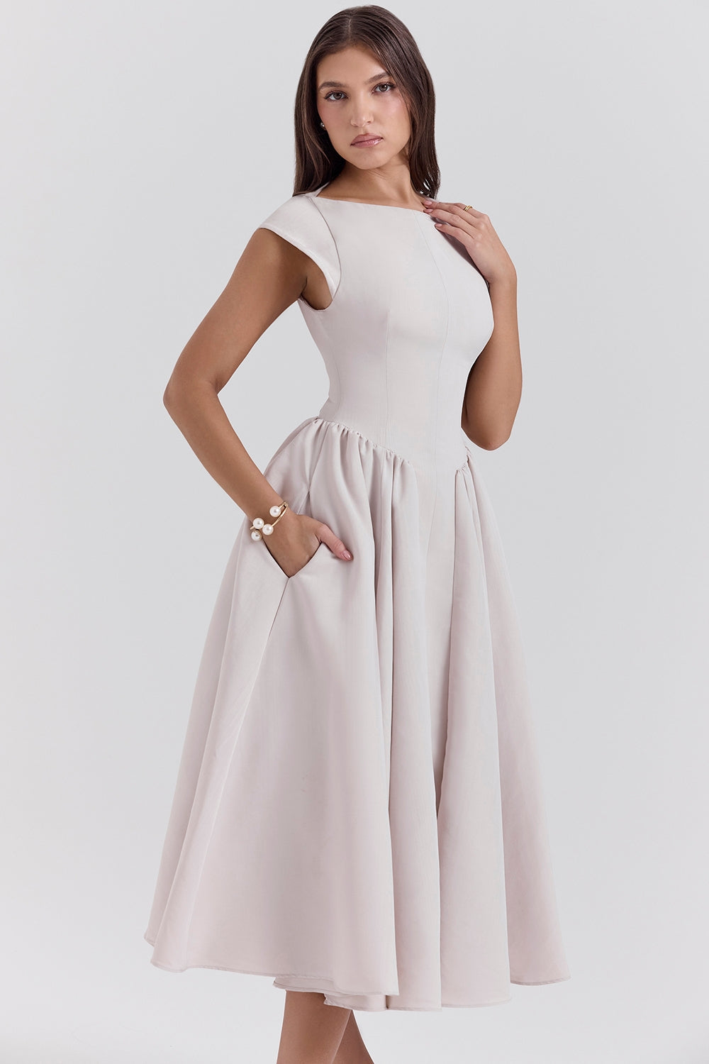 FRANCHESCA - GLAM BACKLESS DESIGN DRESS