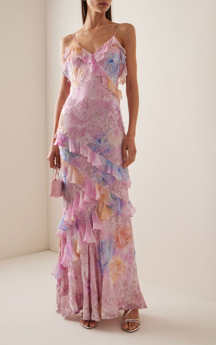 STAR - SUMMER SLEEVELESS LONG DRESS