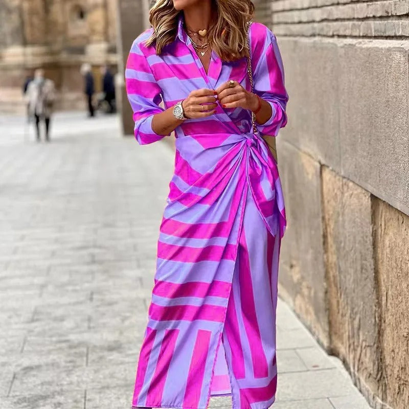 Vera - Printed Mid Length Dress